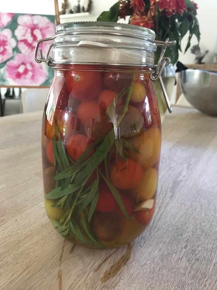 Syltede Cherry tomater
