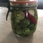 syltede grønne tomater