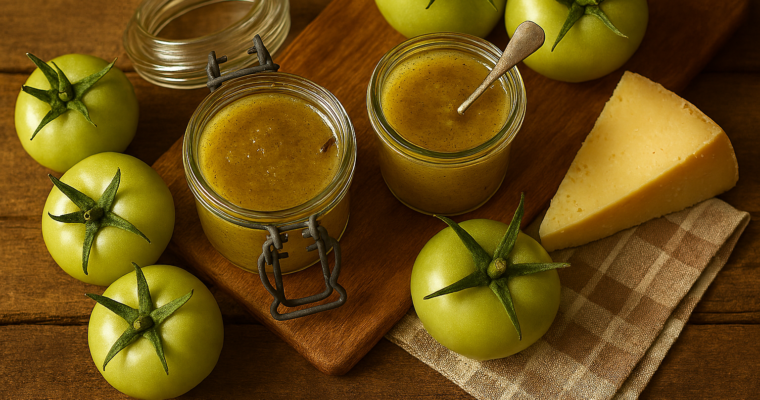 Grøn tomat marmelade